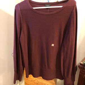 Brand new Ann Taylor maroon sweater